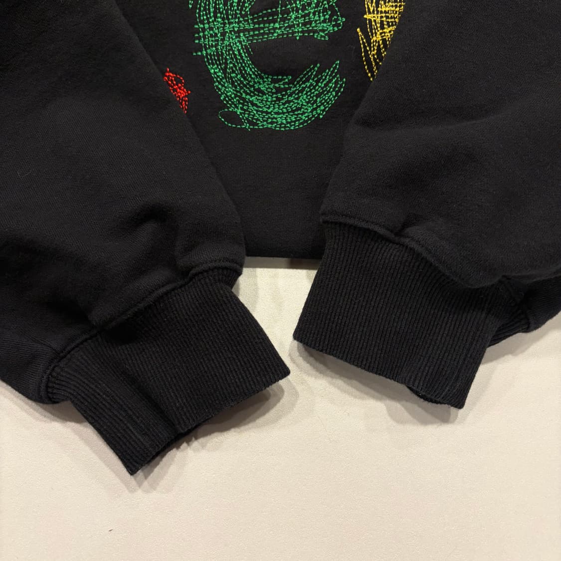 [XL] Lee 리 컬러 로고 맨투맨 블랙 B357 상품이미지6