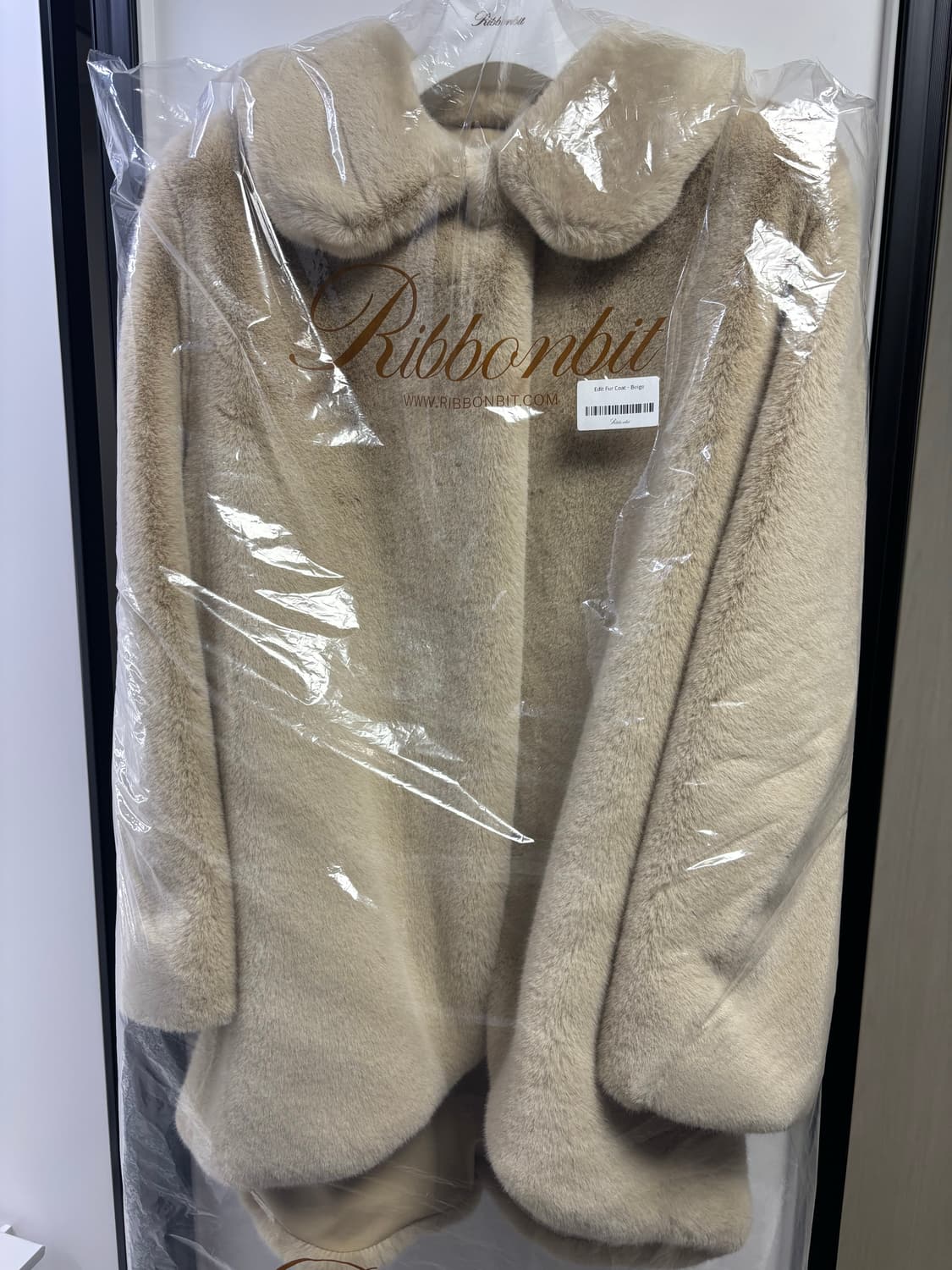 리본빛 에디트 퍼 자켓 상품이미지2