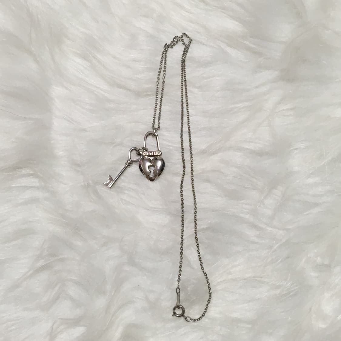 히스테릭글래머 silver925 heart lock 목걸이 상품이미지3