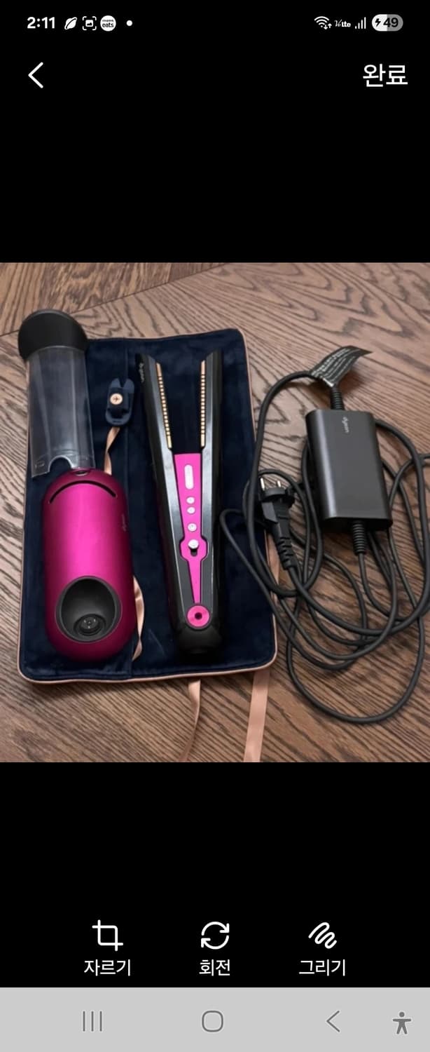 특가세일!!정품 다이슨 스트레이트너 매직기 풀구성+정품가방 상품이미지3