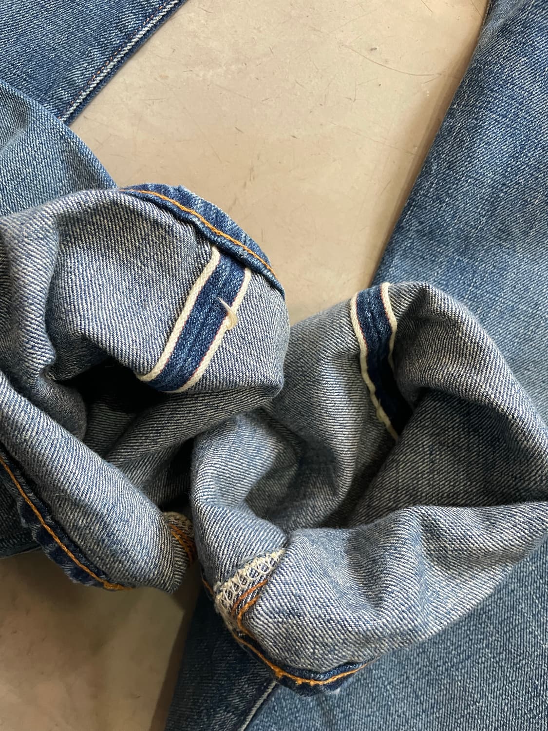 RRL Straight Leg Selvedge Denim 34x32 상품이미지10