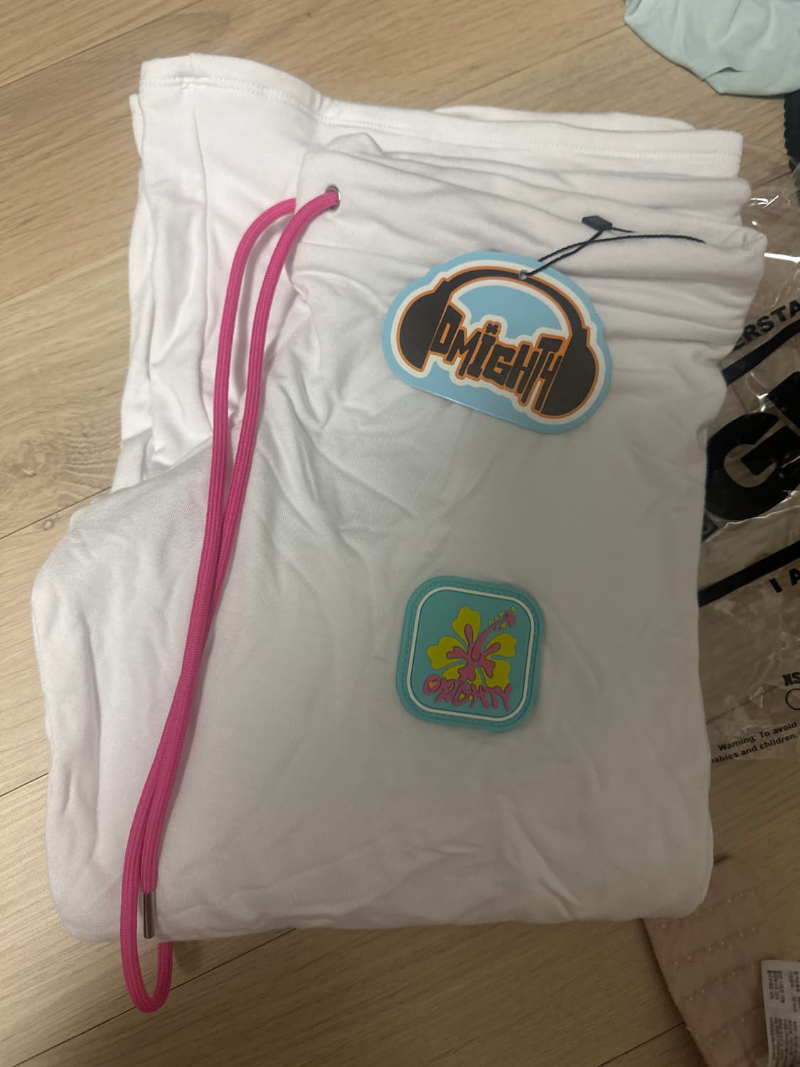 Omighty aloha pants white 오마이티 상품이미지3