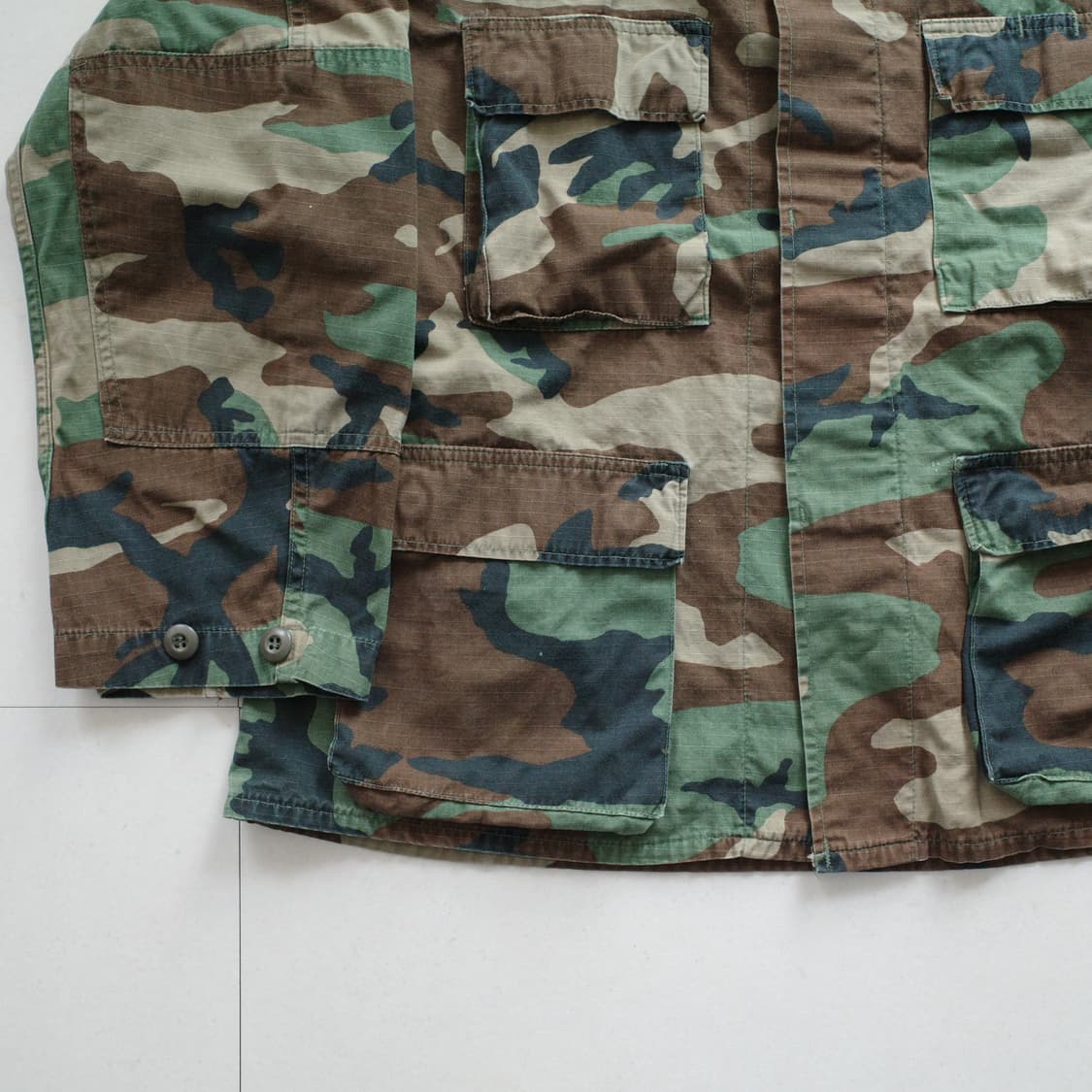 80s 미군 우드랜드 BDU 전투복 자켓 상의 (M-S) 상품이미지4