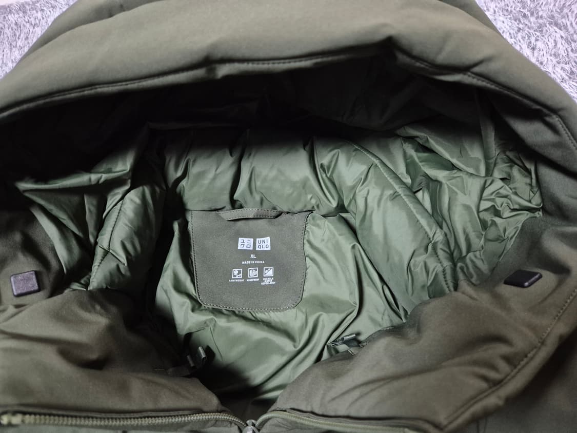 유니클로 남성 심리스 다운패딩 XL 상품이미지2