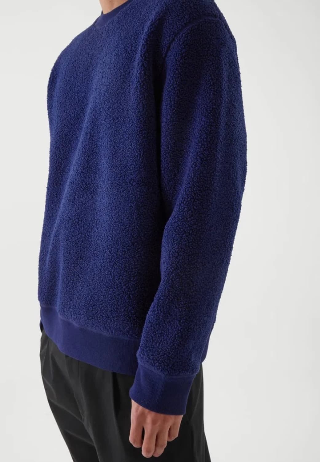 뽀글이 스웻셔츠 Oversized-Fit Teddy Sweatshirt 상품이미지10