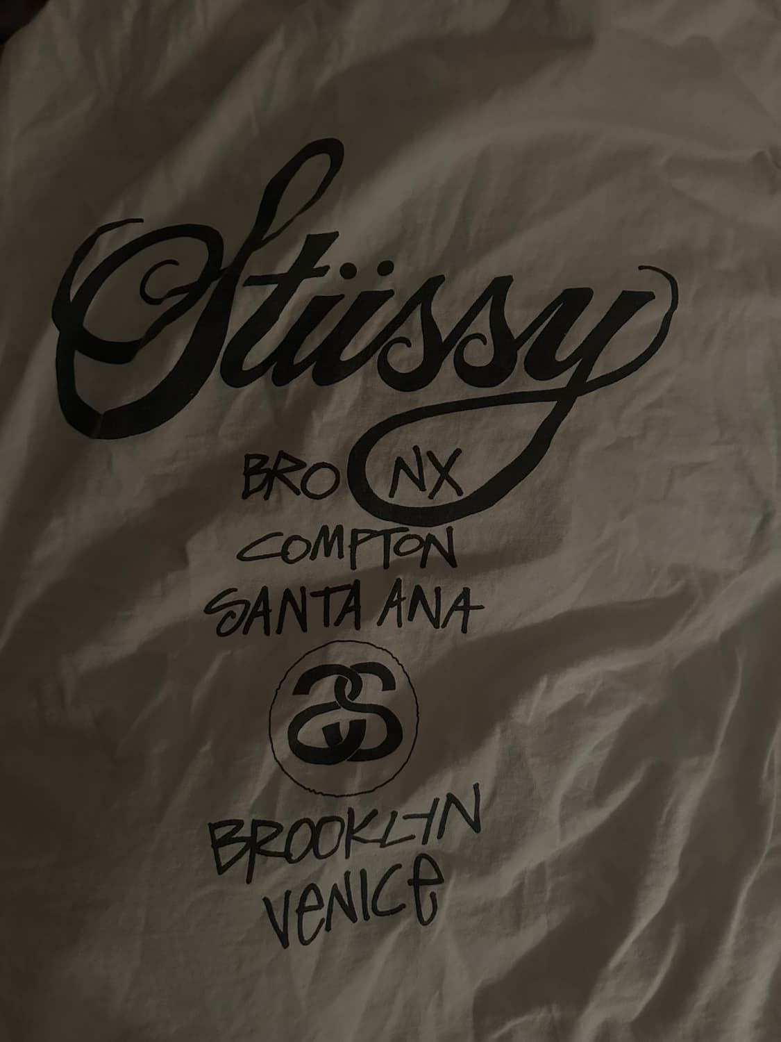 스투시 월드투어 롱슬리브 티셔츠 화이트 xl 상품이미지3