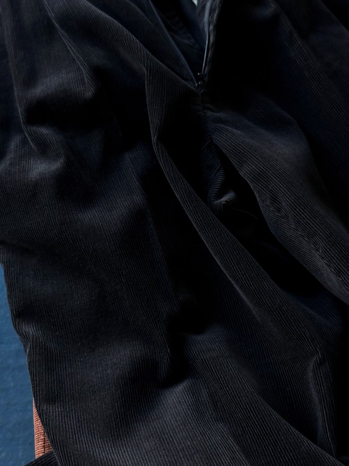 Cord design 2 tuck wide pants 상품이미지3