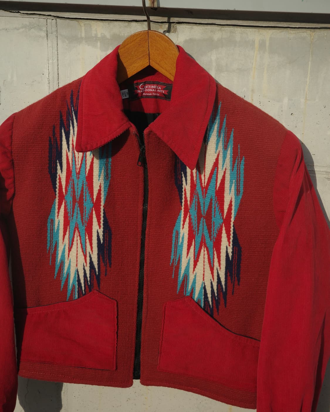 센티넬라 치마요 우븐 코듀로이 슬리브 자켓 상품이미지2