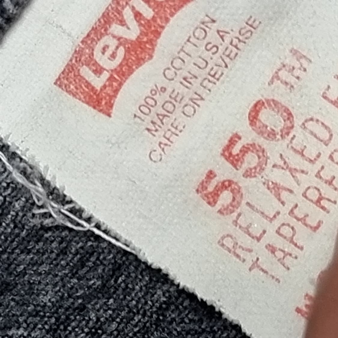 80-90년대 리바이스usa 미제 550 블랙진(32*32)$ 상품이미지7