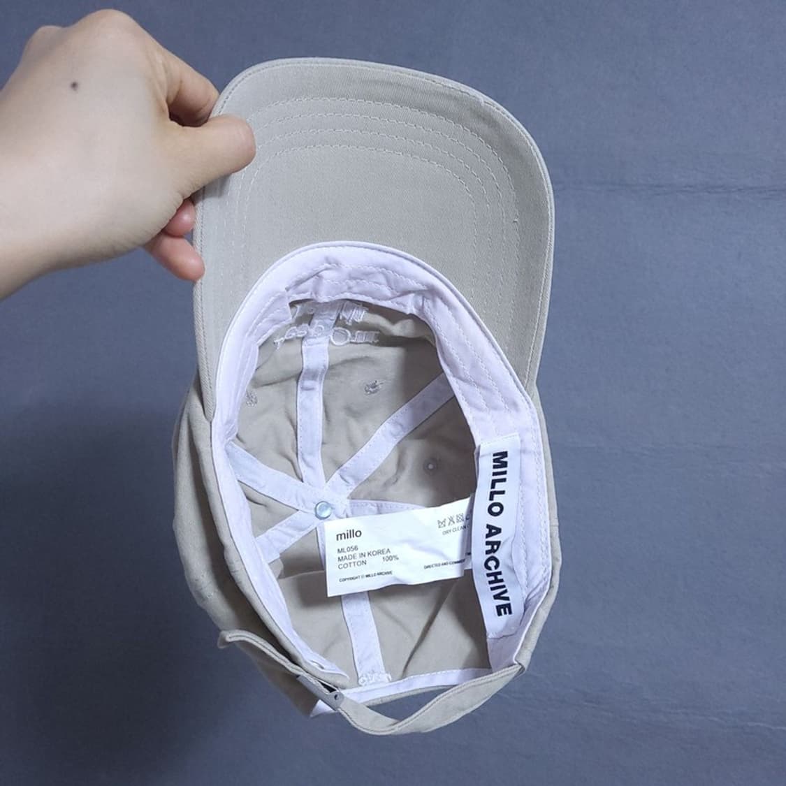 밀로 아카이브 공용 캡모자 0523 상품이미지5