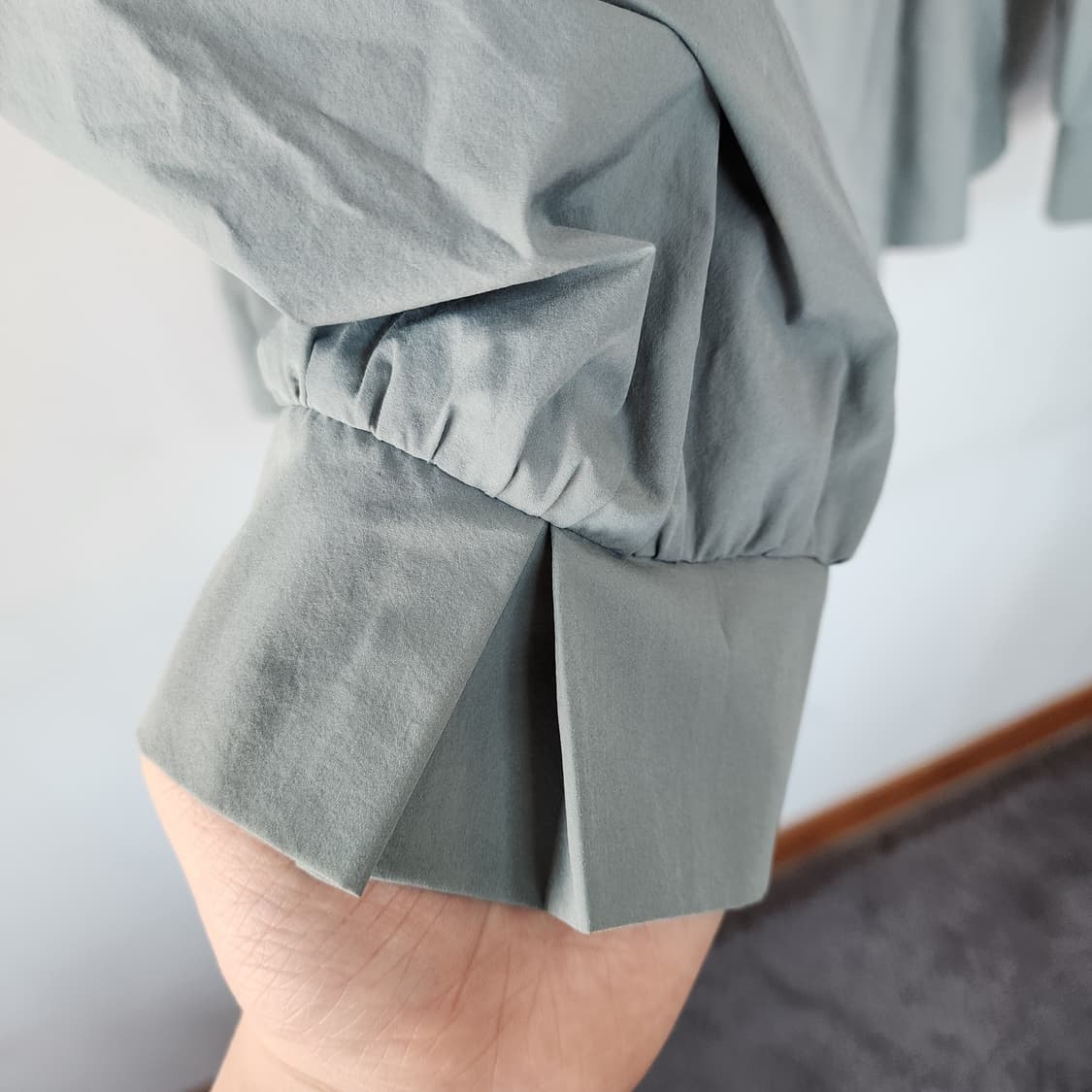 더 아이잗 셔츠 블라우스 민트색 상품이미지6