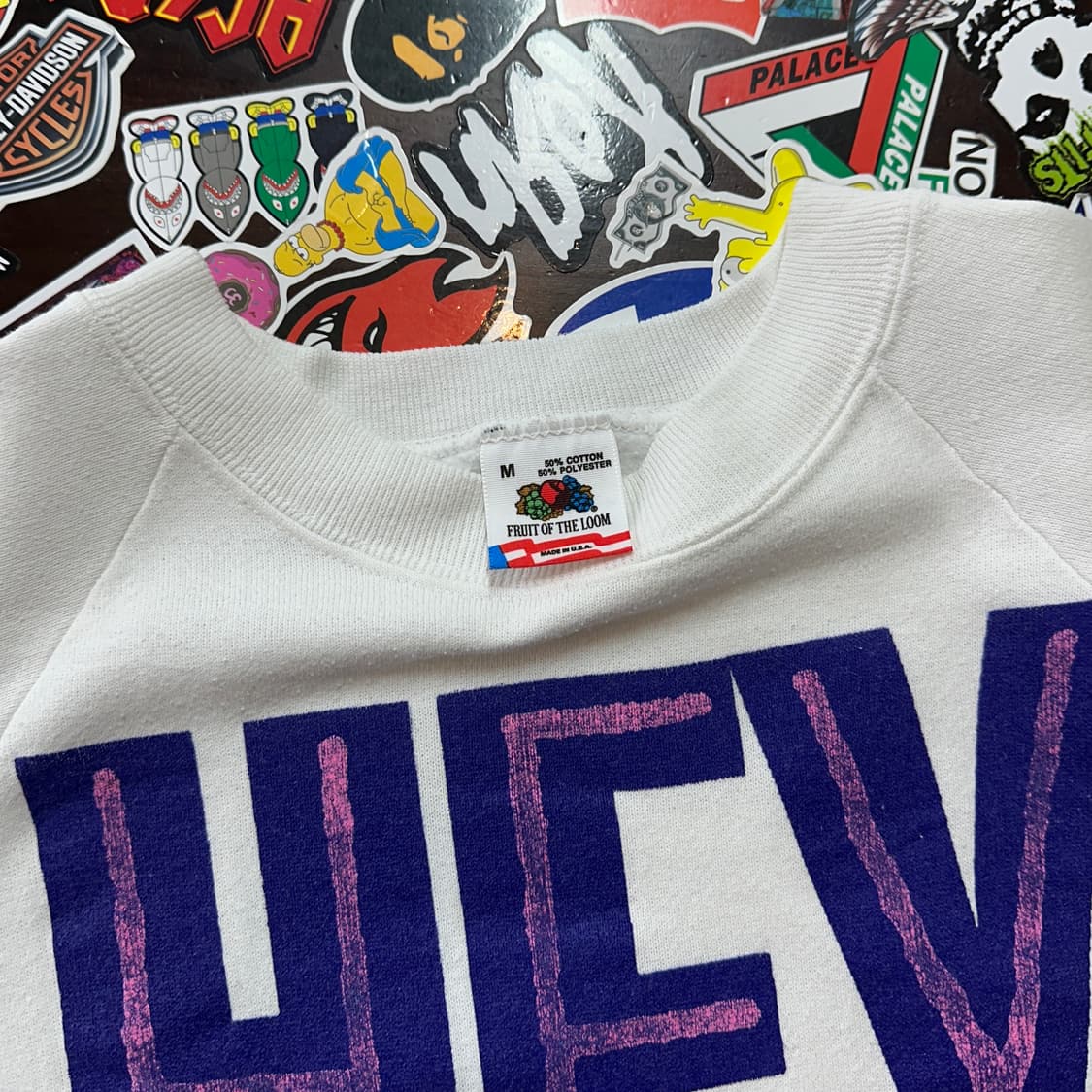 90s USA FOTL HEY HEY 빈티지 스웻셔츠 M 상품이미지7
