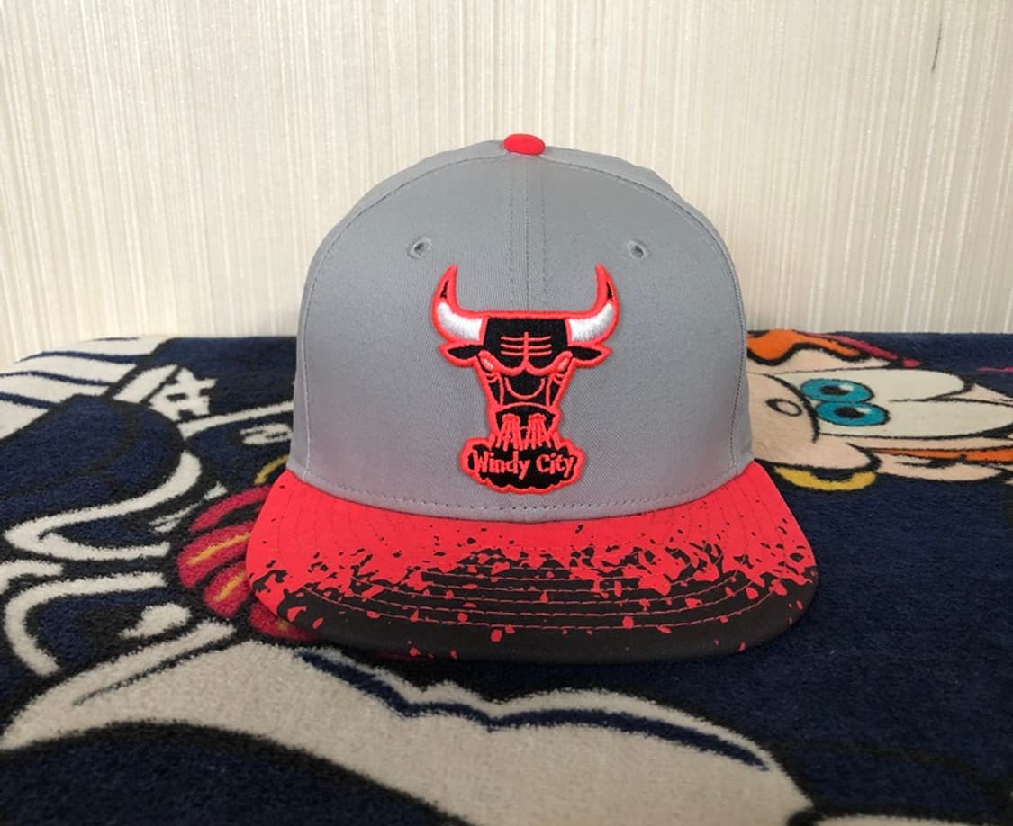 NBA 뉴에라 HWC 시카고불스 모자/캡 7 1/8(56.8cm) 상품이미지4