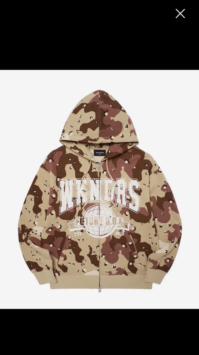 보넥도 리우 손민수 ) 위캔더스 카모 후드집업 교환 상품이미지3