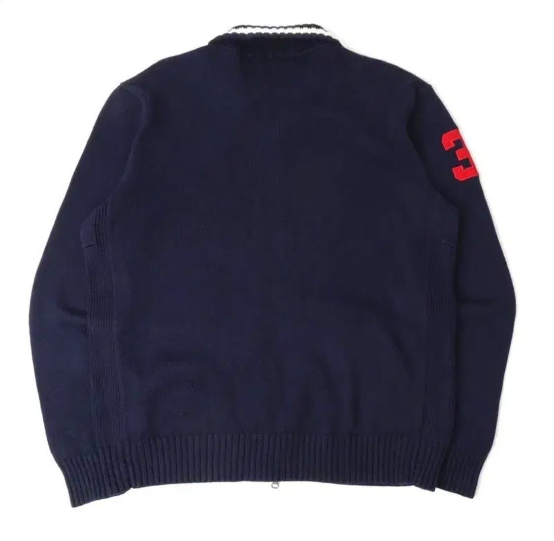폴로 랄프로렌 빅포니 뉴욕 치프키프 니트 집업 네이비 상품이미지2