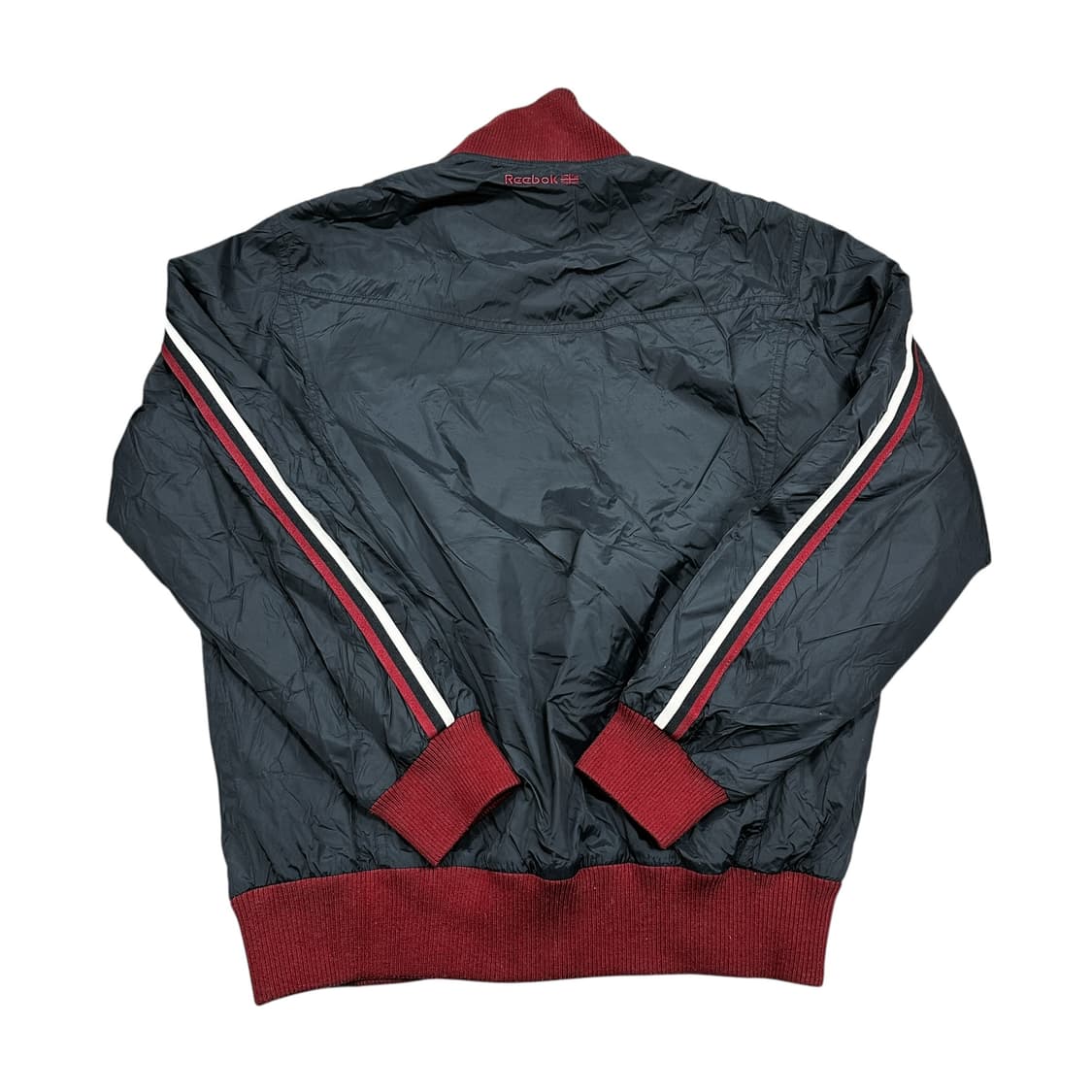 ✨ (바배) 리복 네이비 버건디 누빔 집업 점퍼 자켓 상품이미지2