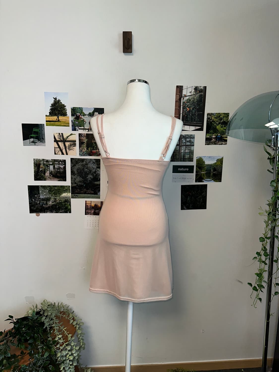 Baby pink kitten shirring ops 상품이미지4