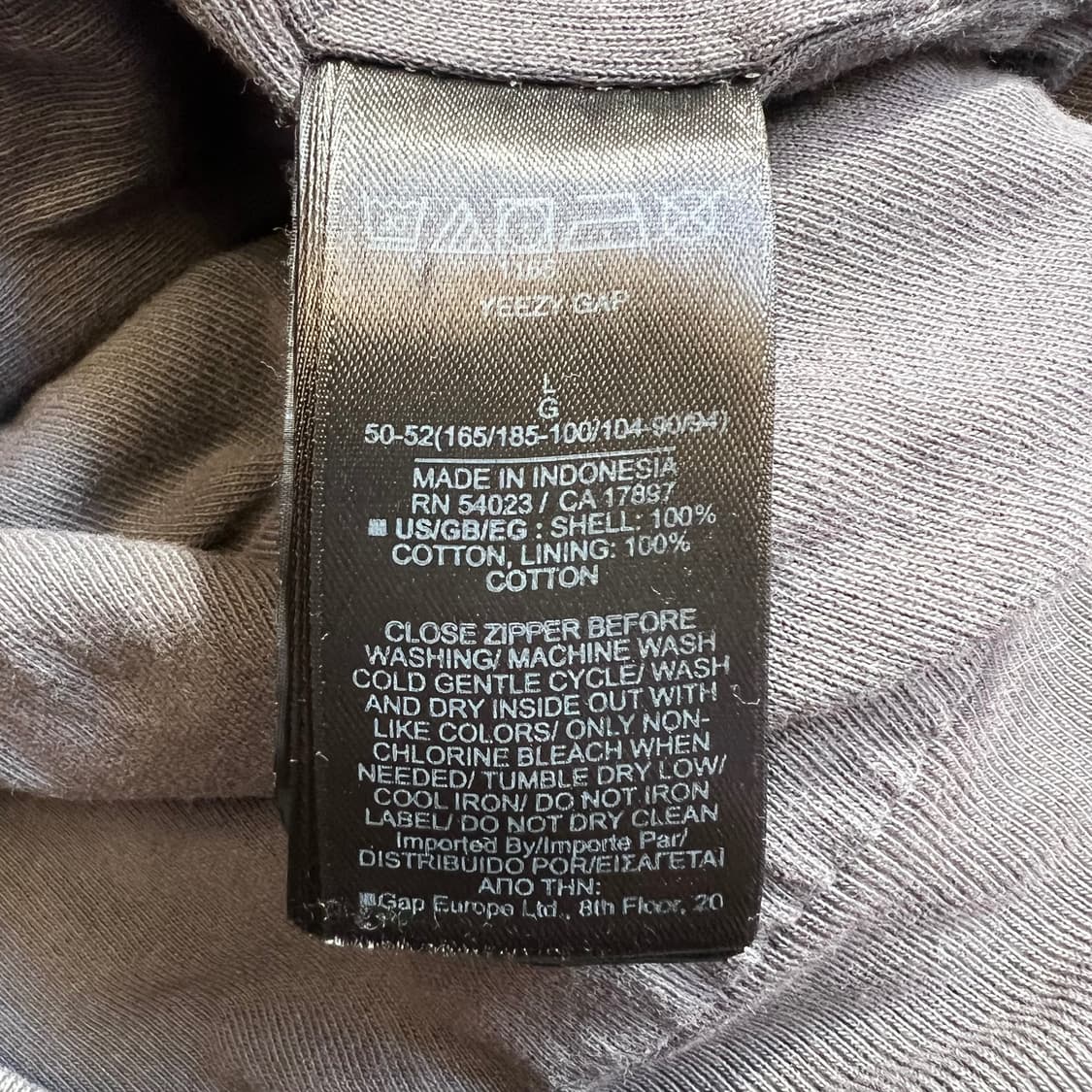 Yeezy Gap 후드 집업 상품이미지4