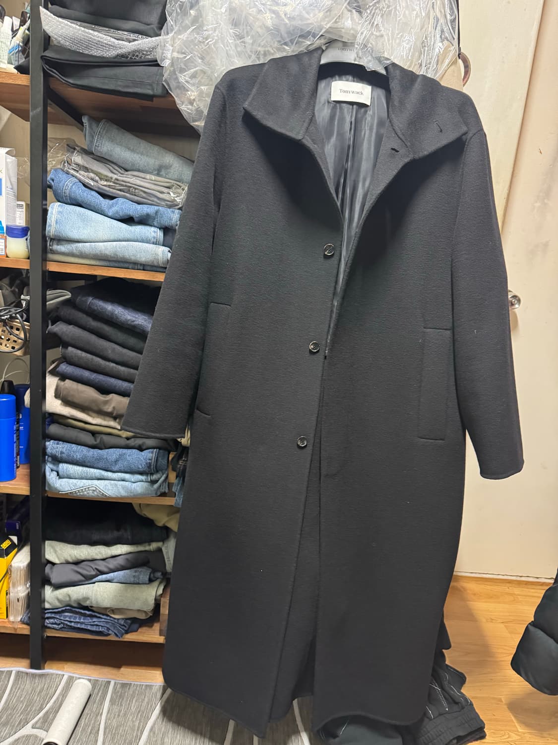 Tonywack 핸드메이드 울 캐시미어 코트 L(2번 착용) 상품이미지5