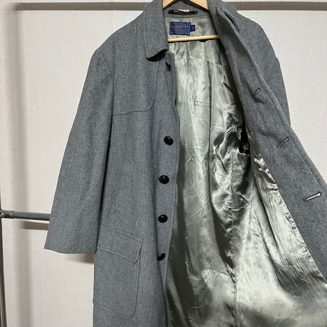 펜들턴 울 코트 그레이 46 상품이미지8