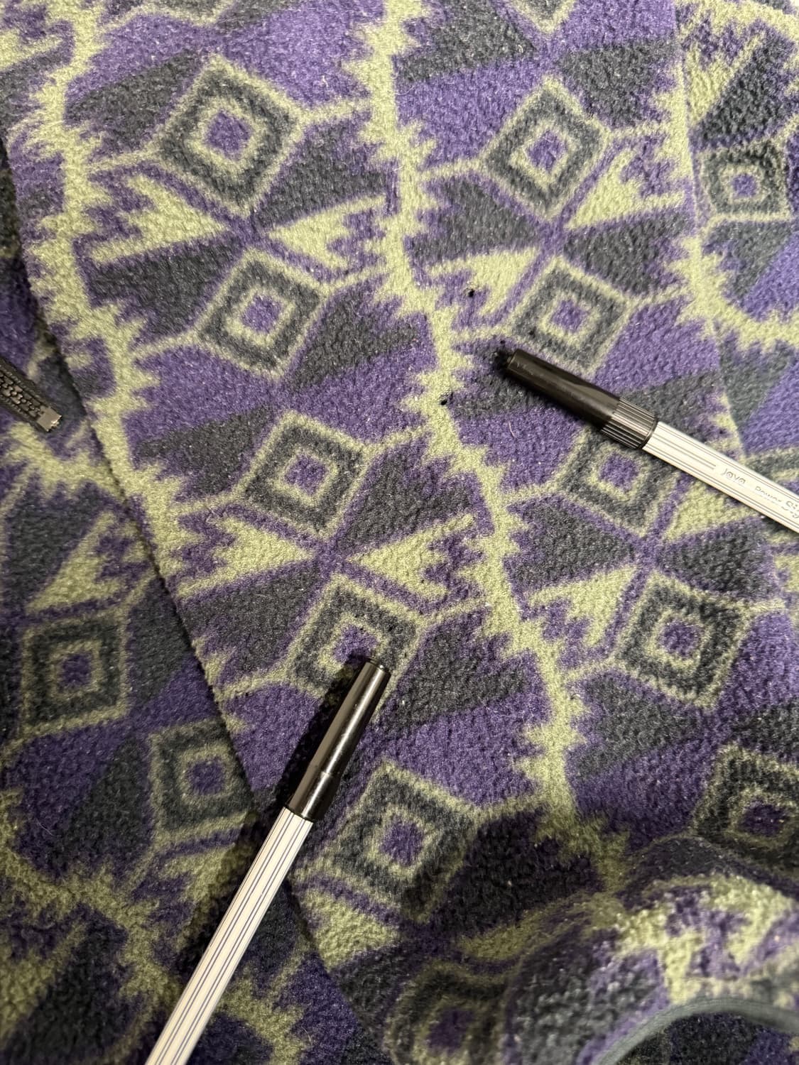 컬럼비아 1/4 지퍼 플리스 풀오버 퍼플 앤 라이트 그린 상품이미지10