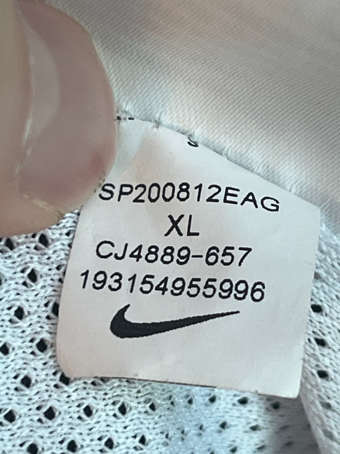 [XL] 나이키 더블 스우시 바람막이 레드/화이트/블랙 상품이미지7