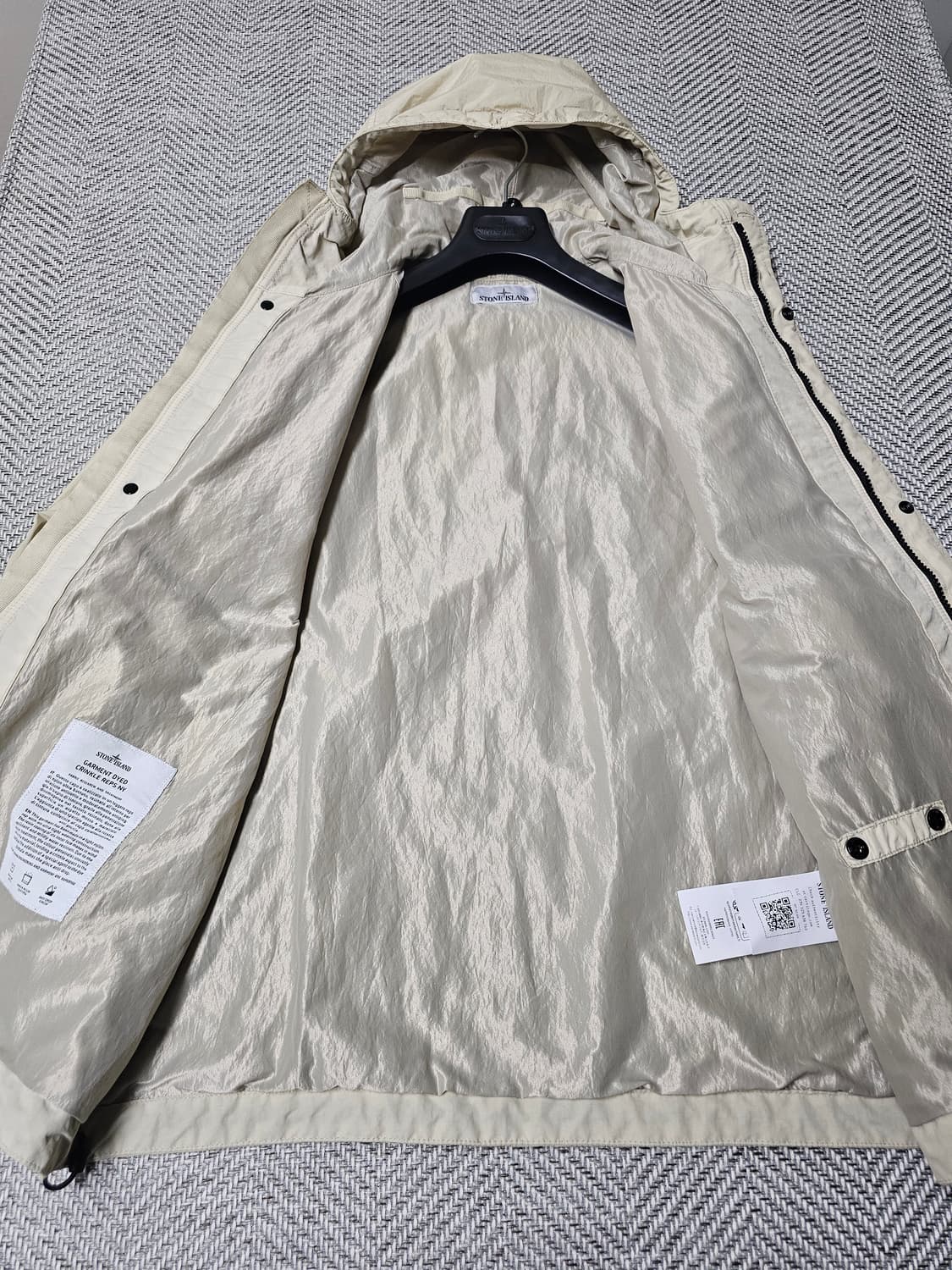 스톤아일랜드 크링클랩스 R-NY 윈드 레지스턴트 안티 드롭 후드 자켓 상품이미지7