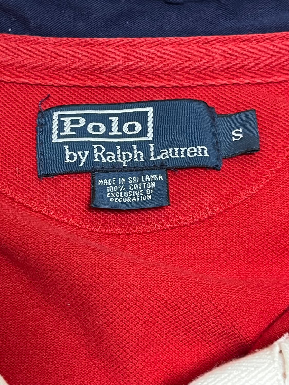 폴로 랄프로렌 빅포니 카라티 레드 S 상품이미지3