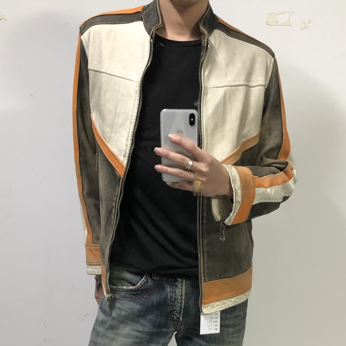 돌체앤가바나 호스하이드 레이싱 레더자켓  상품이미지4