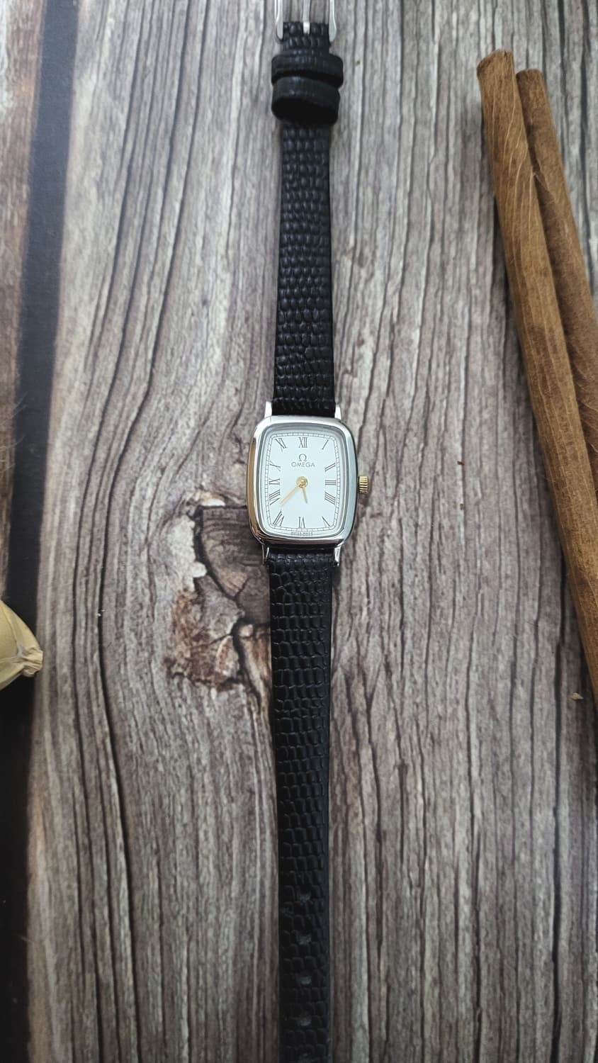 [연말세일]정품 오메가 드빌 미니멀 로만 쿼츠시계 상품이미지5