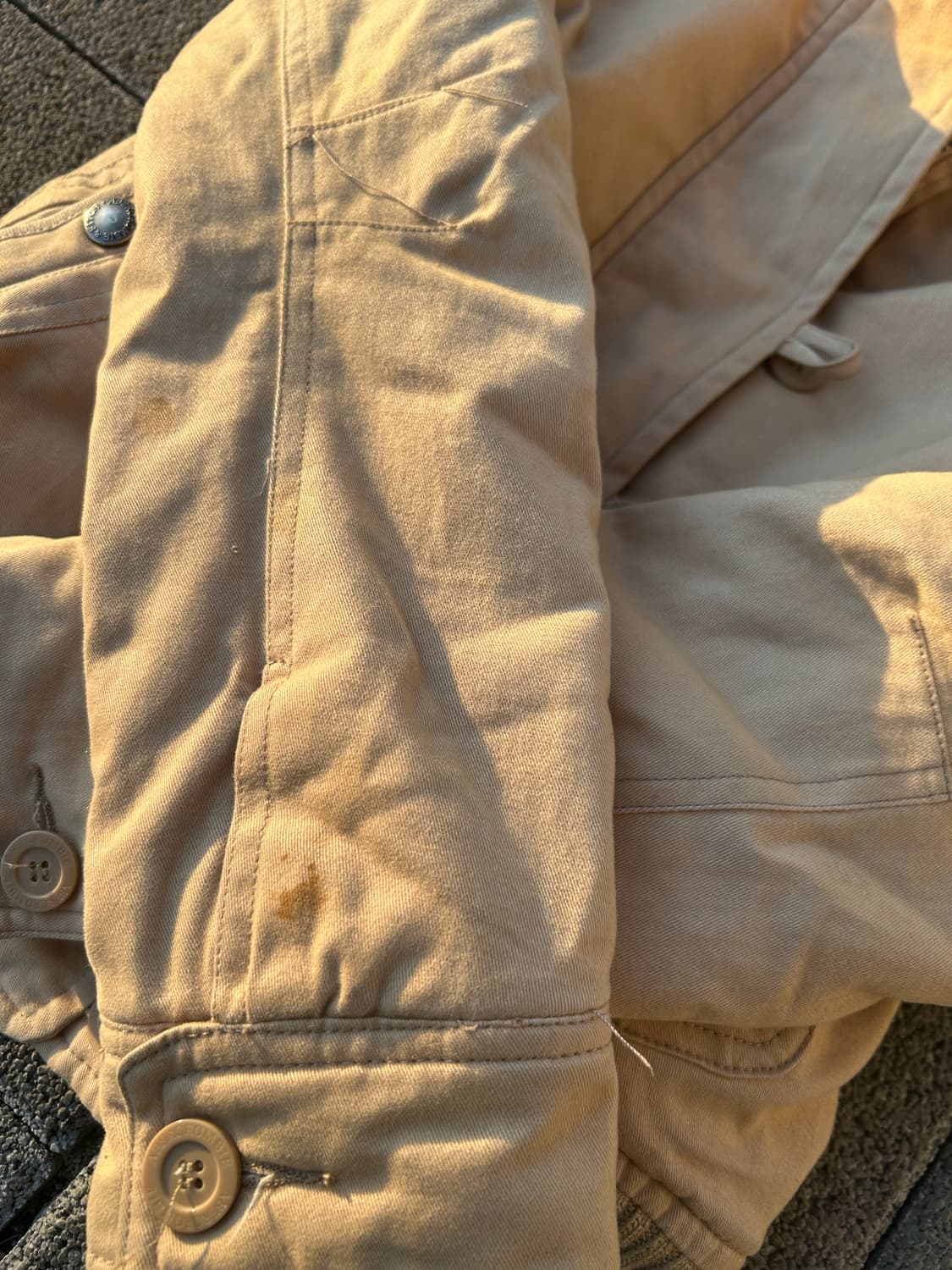 *Rare* 2000s 아베크롬비 울프죠 베이지 자켓 상품이미지3