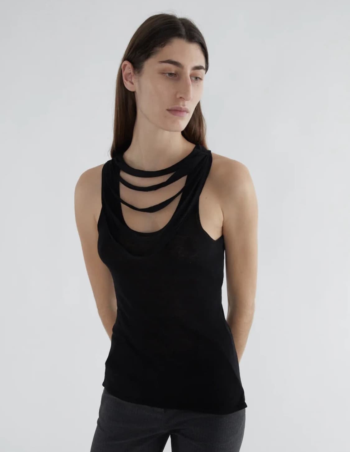 팔로마울 OLIVETI 슬리브리스 탑 상품이미지3