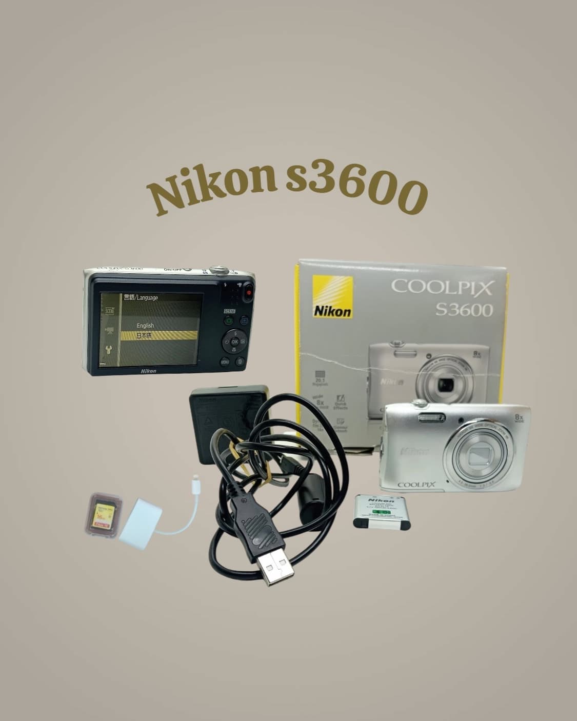 에스파픽 니콘 쿨피스 s3600 nikon coolpix3600 상품이미지2
