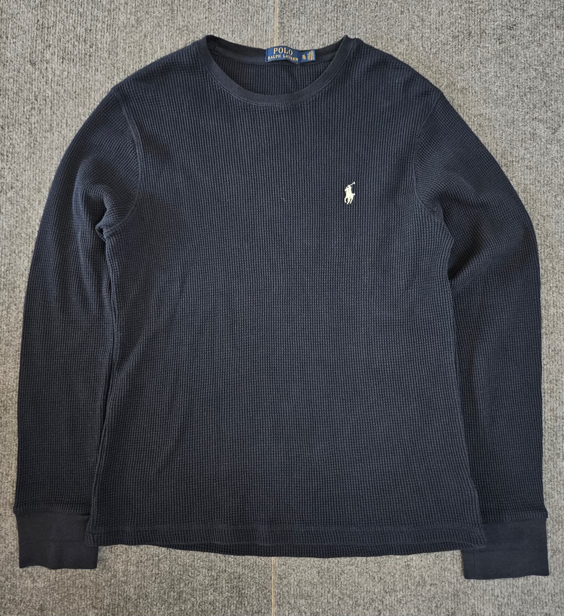 폴로 랄프로렌 네이비 와플셔츠 급처 상품이미지1