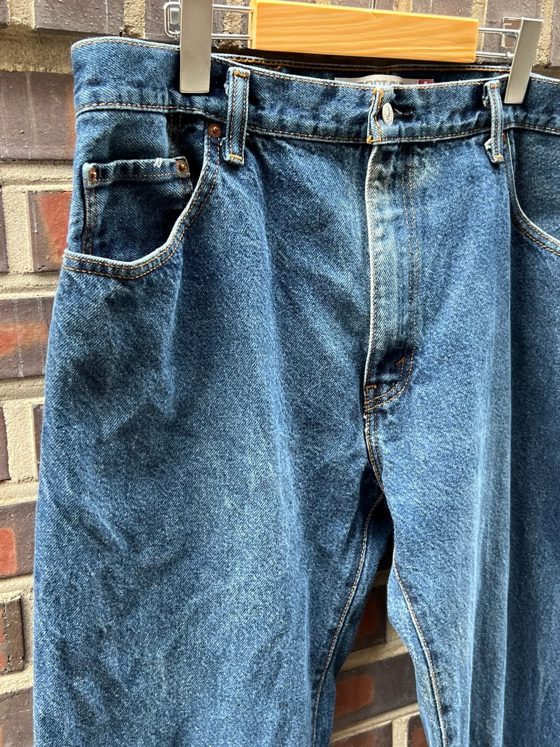 00's [38X32] 리바이스 517 중청 클래식 부츠컷 데님 상품이미지5