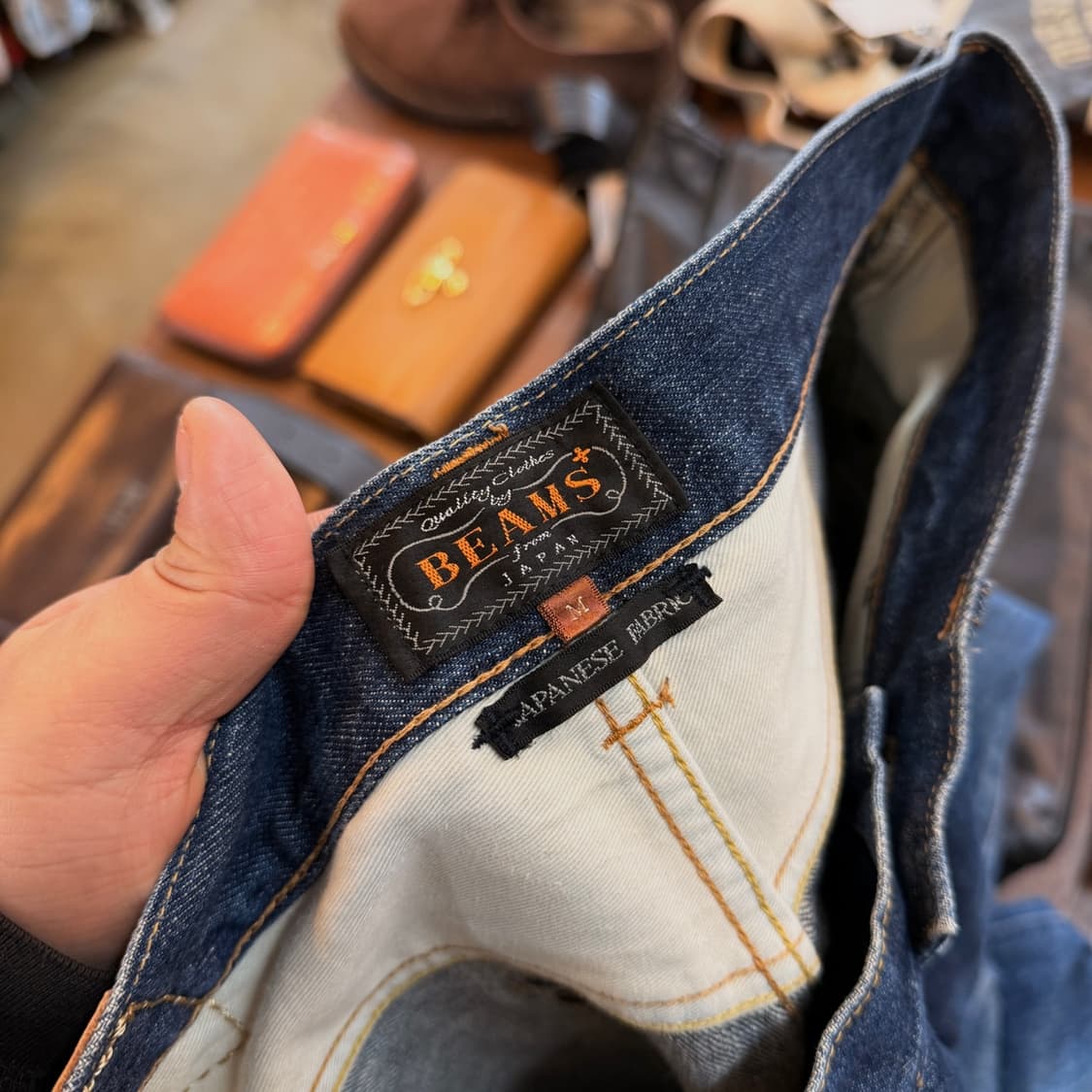 빔즈 플러스 셀비지 데님 32 33 일본 원단 일본 생산 상품이미지7