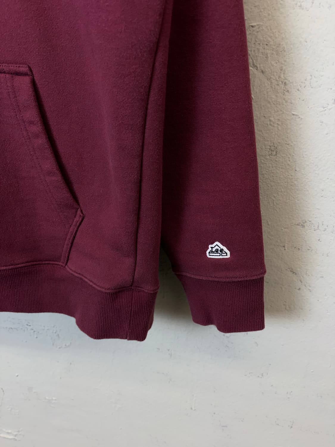 Lee 리 버건디 후드티 상품이미지3