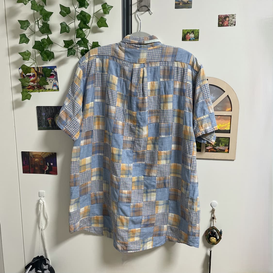 패치워크 셔츠 상품이미지2