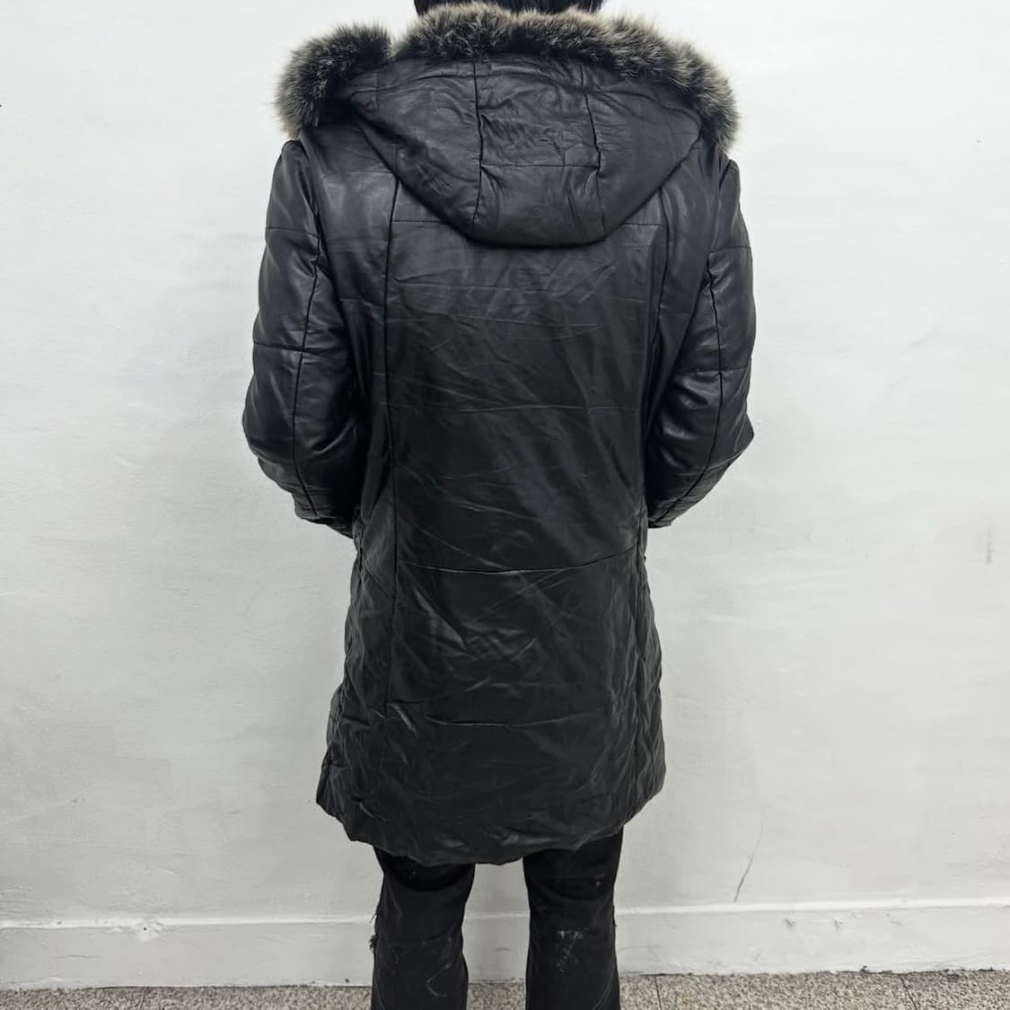 V-kei fur fake leather coat  상품이미지5