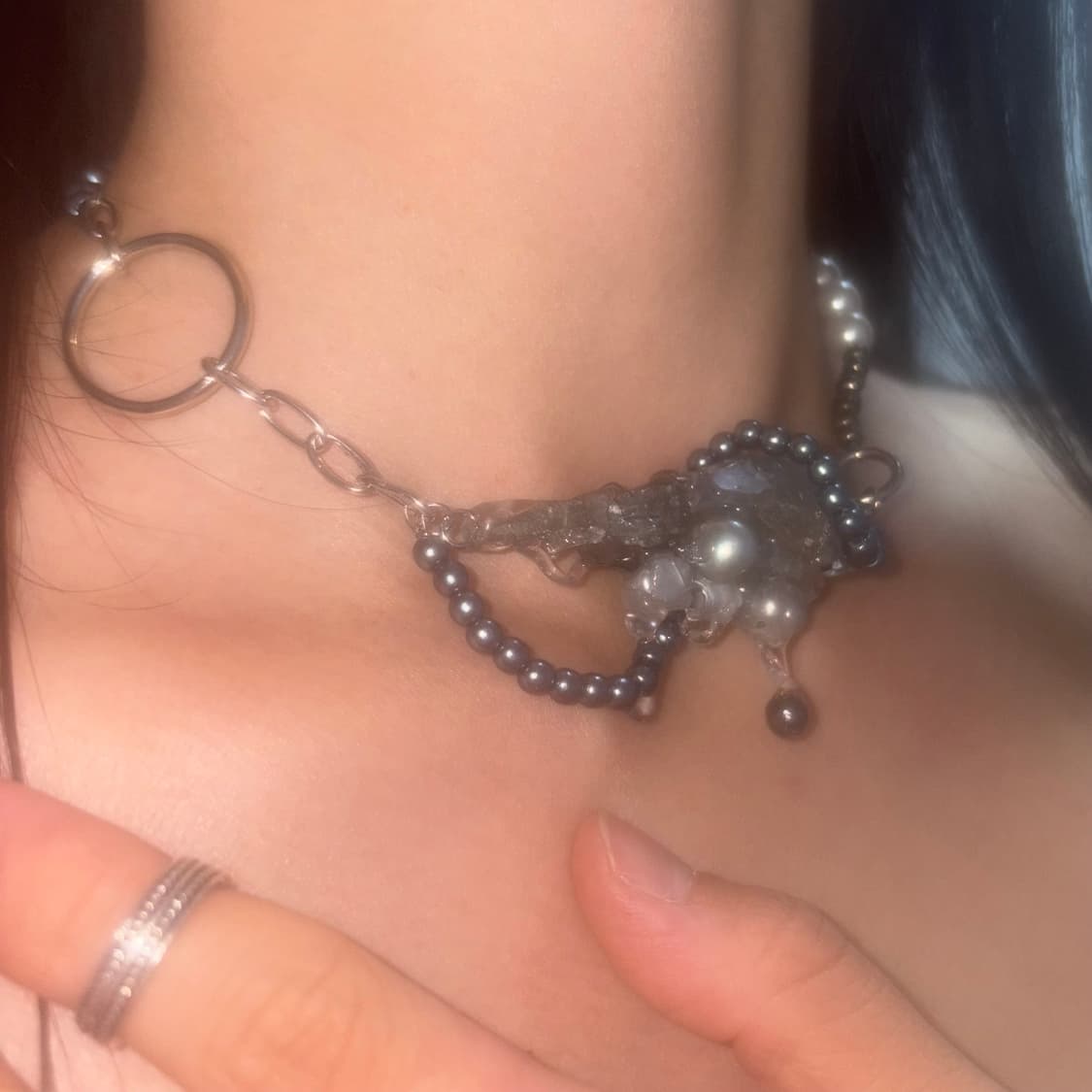 Unownedland gemstone necklace 상품이미지2