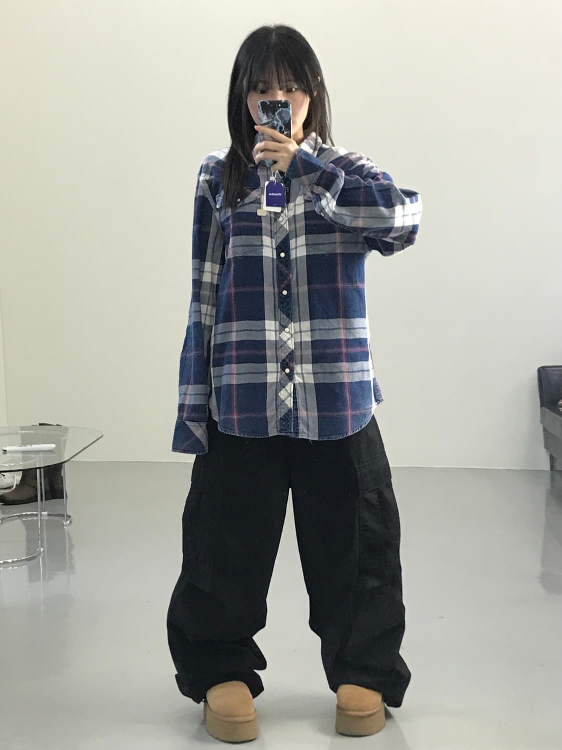 지스타 네이비 남방 상품이미지2