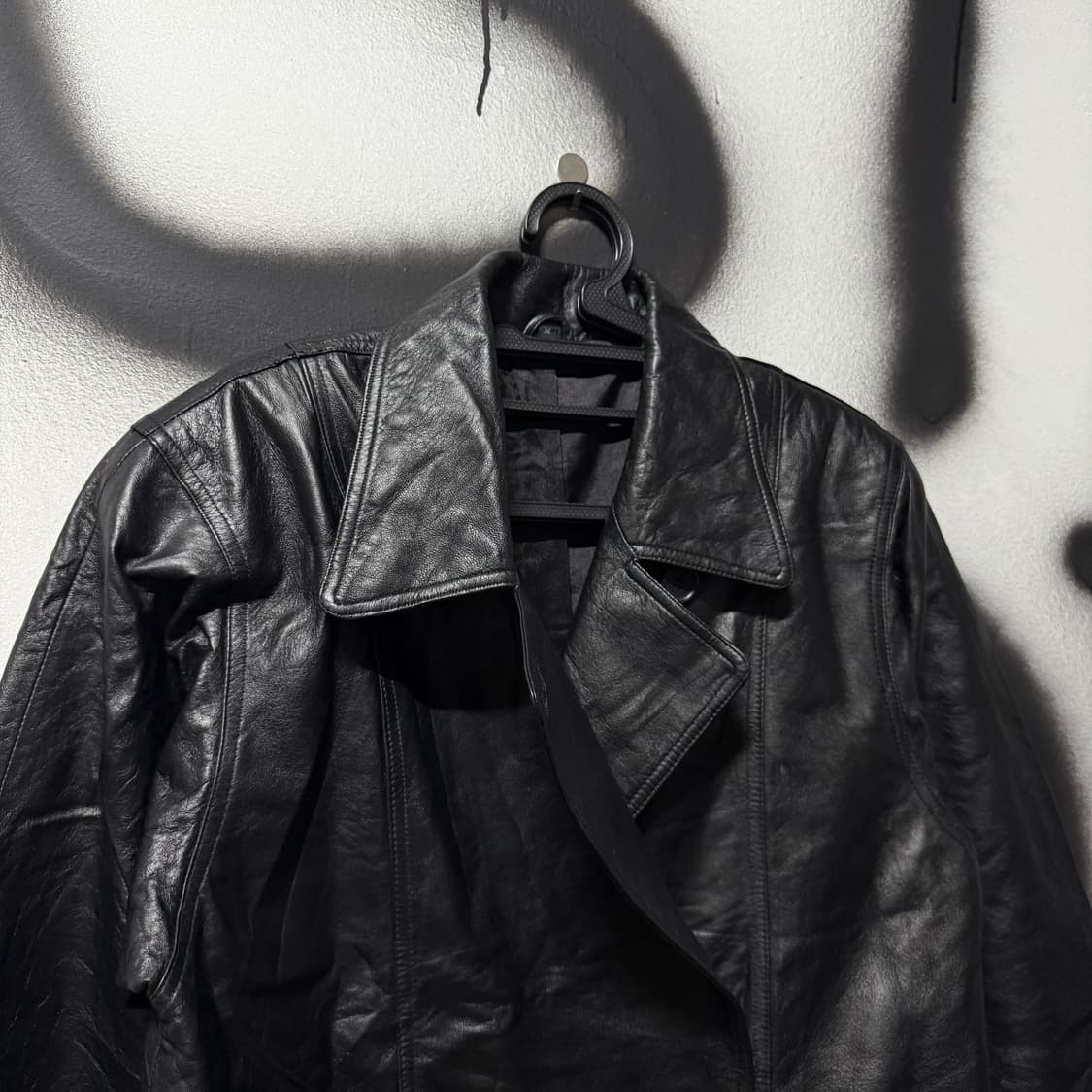 VTG 빈티지 리얼 쉽스킨 100% 양가죽 더블 코트 상품이미지3