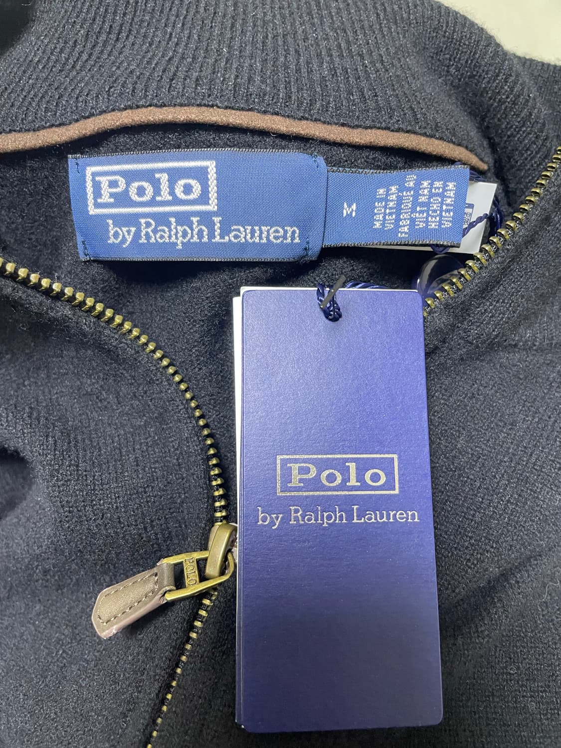 폴로 랄프로렌 울 풀 지퍼 스웨터 상품이미지4