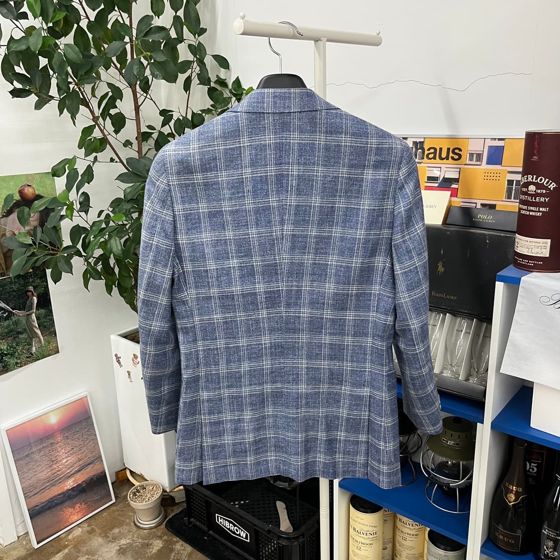 수트서플라이 린넨/실크 블렌드 블레이져 44 상품이미지4