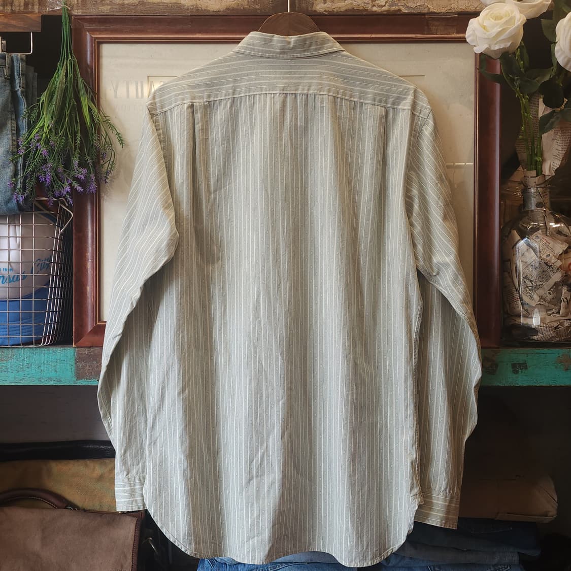 90s 폴로 나바호 패턴 스트라이프 셔츠 패턴셔츠 m 상품이미지2