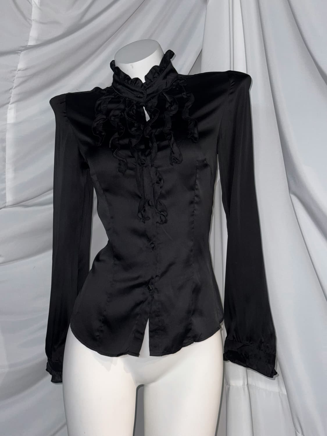 <예약중> 무채색 공겜여주깔 코르셋 데일리 고스고딕 코디세트 상품이미지2