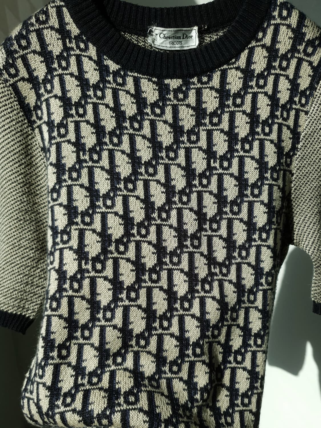 80s Christian Dior Oblique Knit 상품이미지7