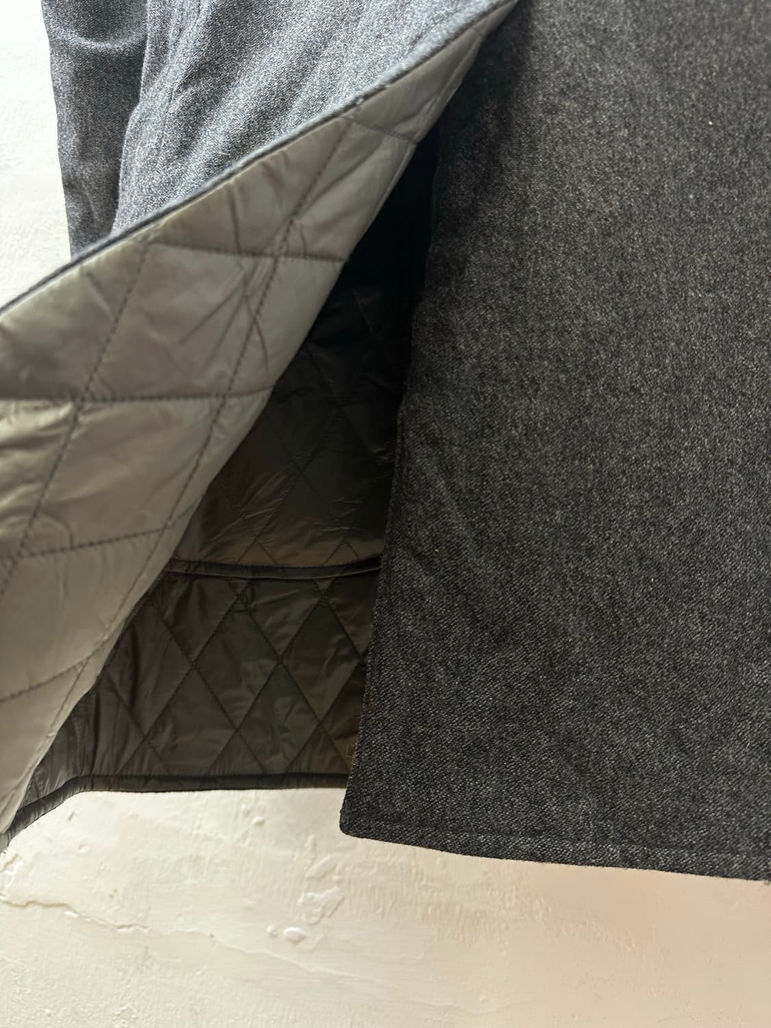 일본빈티지 빔즈 BEAMS LIGHTS 리버시블 퀼팅 코트 상품이미지5