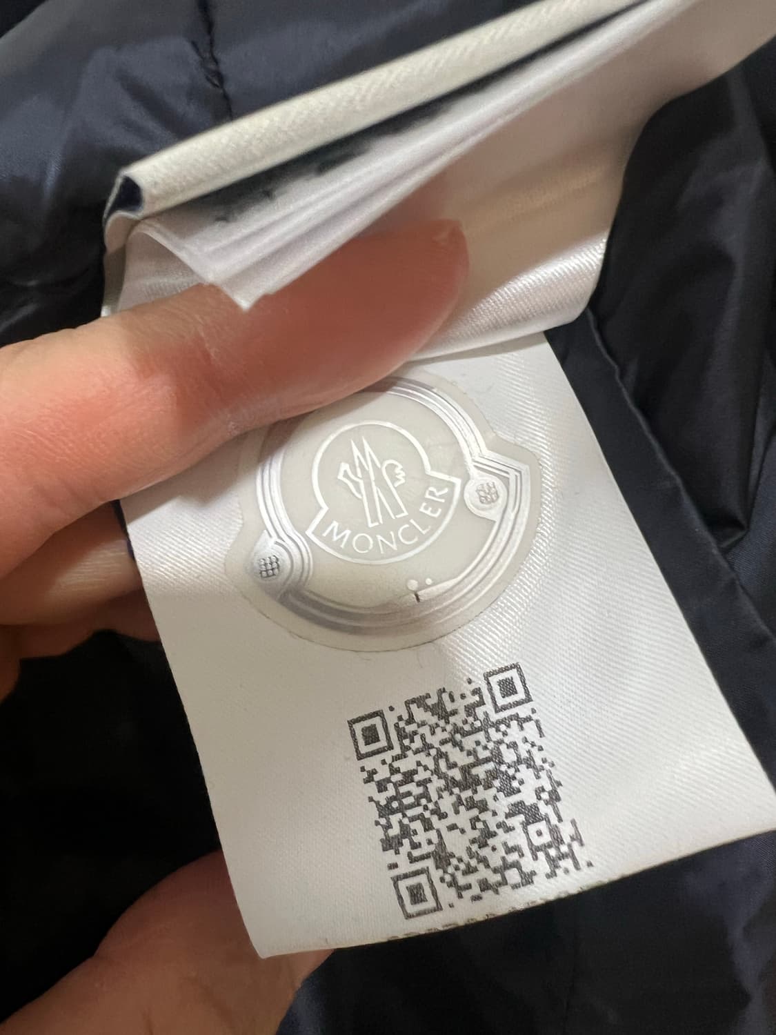 몽클레어 네이비 니트패딩 M (새상품급) 상품이미지3