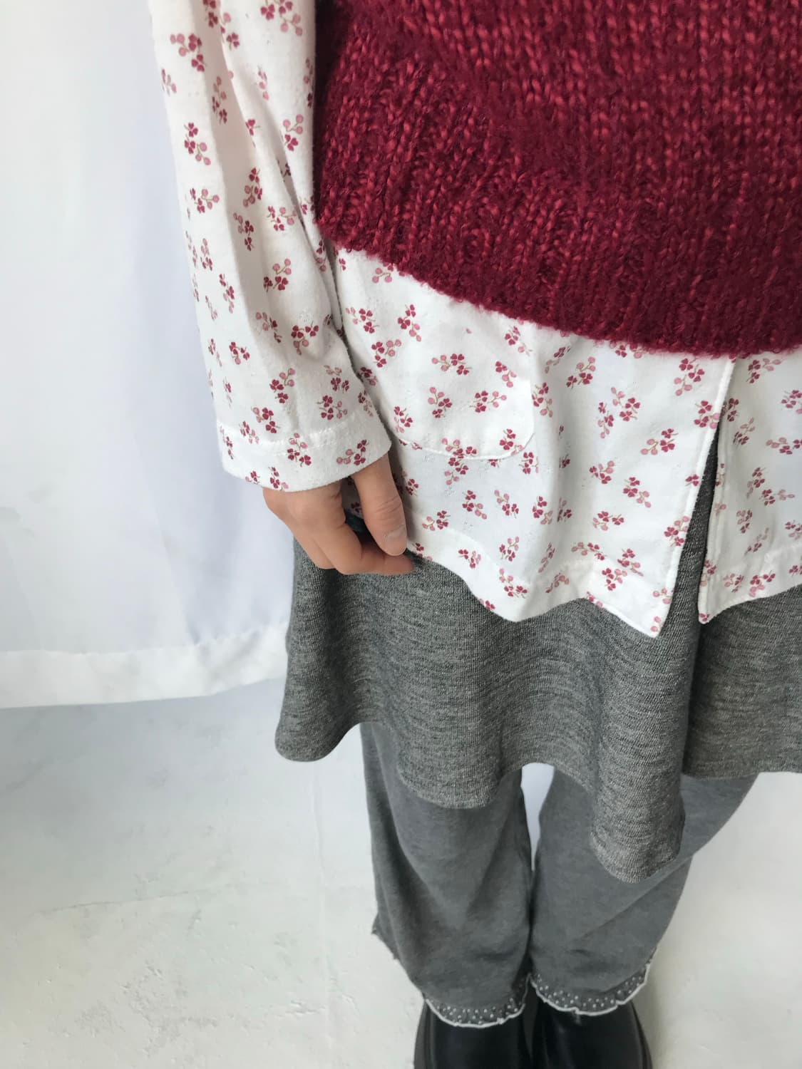 플라워 루즈 티셔츠 상품이미지3